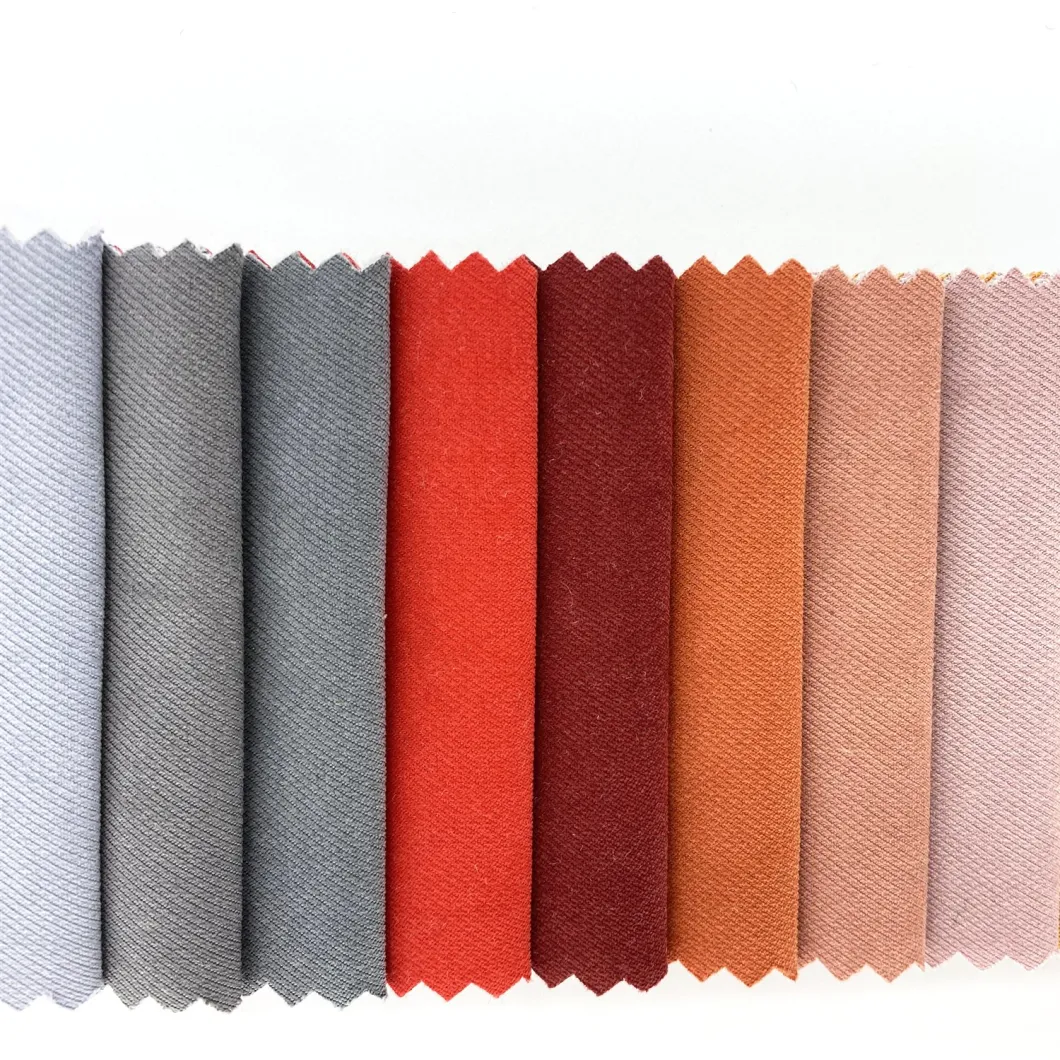 Stock Hotsale Colorful Twill Plain Fabric for Furniture and Sofa