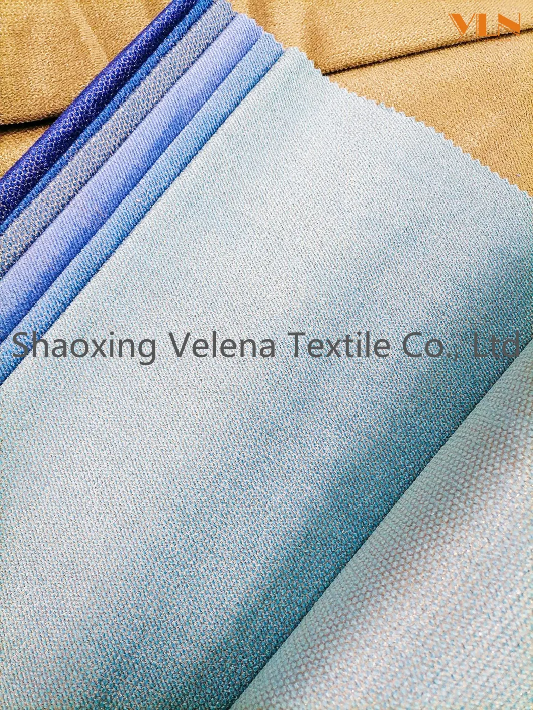 Hot Sale Jaguar Twill Velvet Dyeing with Foil Upholstery Furniture Home Textile Sofa Fabric China Manufacturer