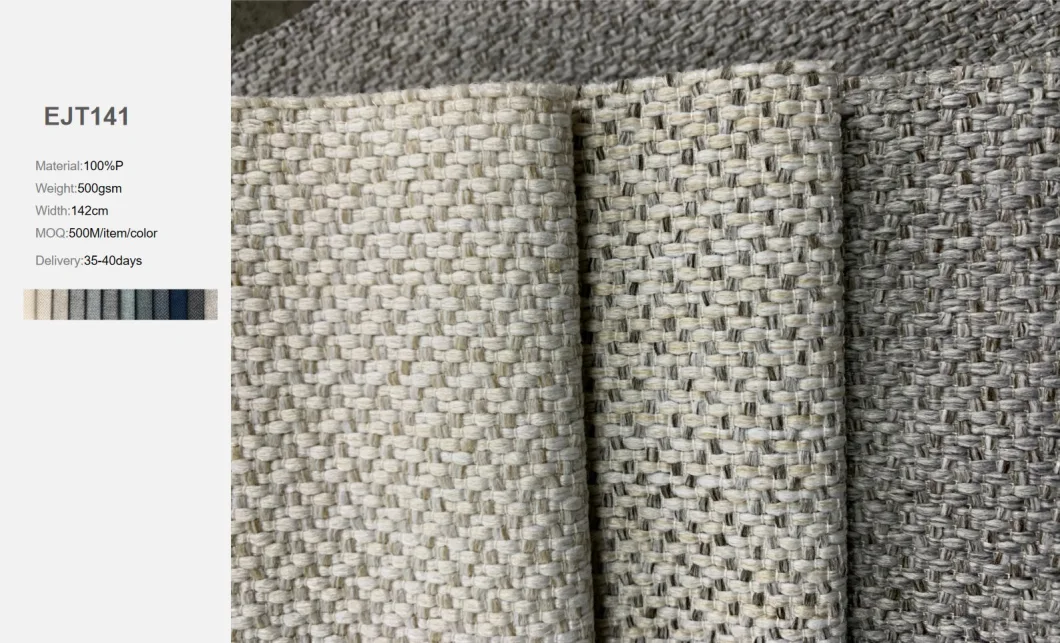 Home Textile 100% Polyester Fabric Upholstery Slub Sofa Linen Fabric Hot Sale 100%Polyester Sofa Fabric Hot Sale 100% Polyester Fabric Imitation Linen Sofa