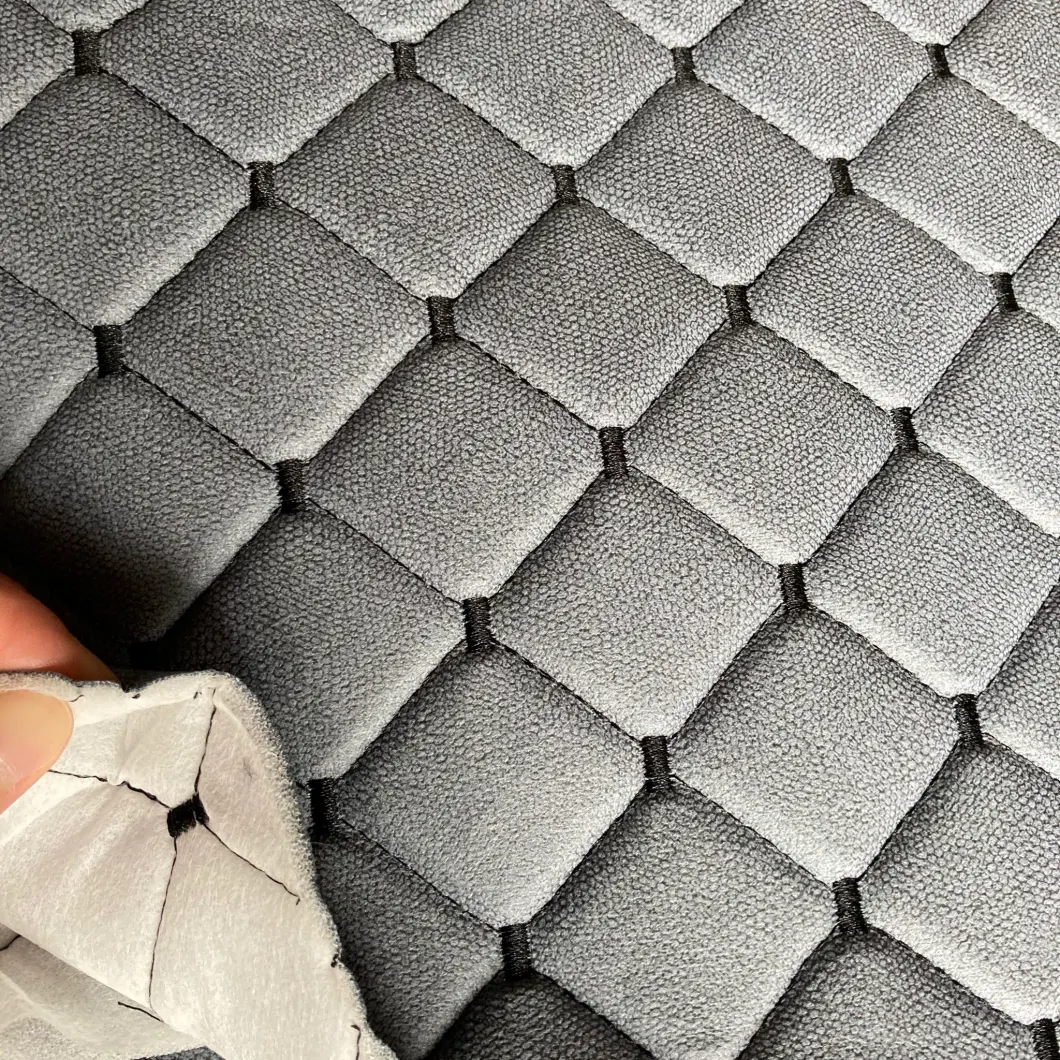 Super Soft Embossed Velvet Fabric for Car Seat Cover