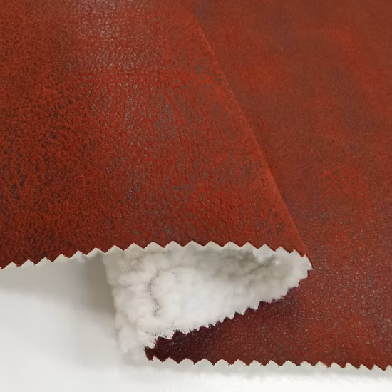 100% Polyester Suede Fabric, Adhesive Backed Fabric Velvet, Synthetic Leather Suede Bonded Faux Fur Fabrics 2021