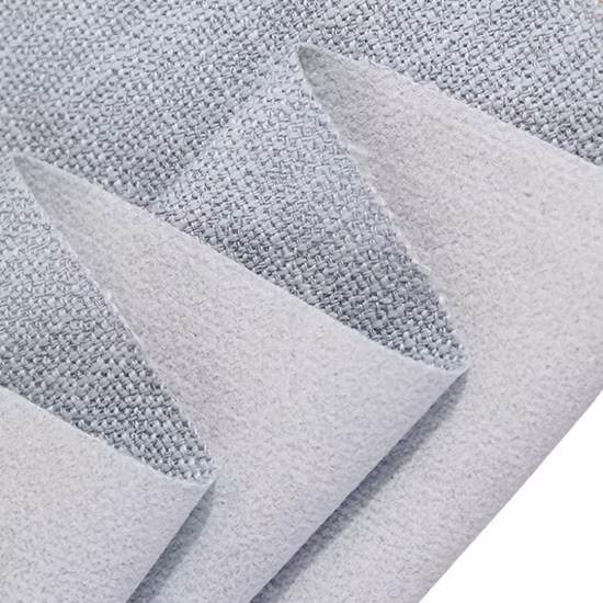 Polyester Seat Cushion, Linen Cotton Sofa Fabric, Suitcase Imitation Linen