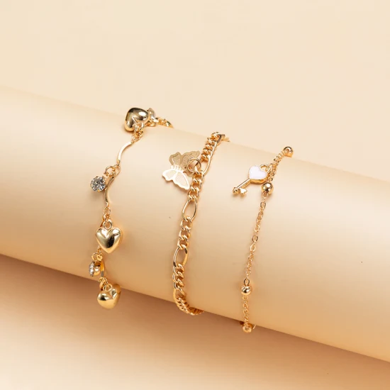 14K Gold Bracelet Ladies Retro Palace Style Black Agate Light Luxury Bracelet for Women