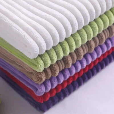 Top Quality Polyester Spandex Velvet Fabric for Soft Blanket & Garment Bedding