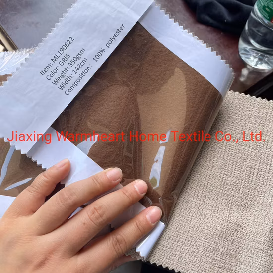 Glue Print Holland Velvet Sofa Fabric Ready Stock Fabric Sofa Material Sofa Fabric (ML)