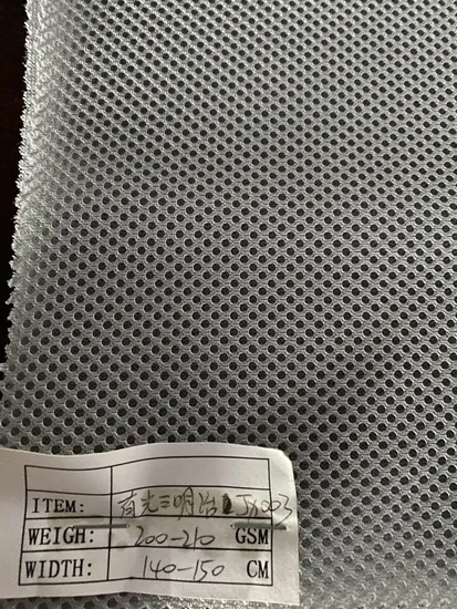 Chinese Manufacturer of 220cm 250GSM Polyester 100% Knitted Jacquard Mattress Ticking Fabric with Colored