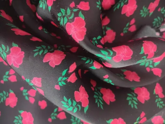 Textile Digital Printing /Printed Rayon Viscose Fabric for Dresses Women Apparel Garment