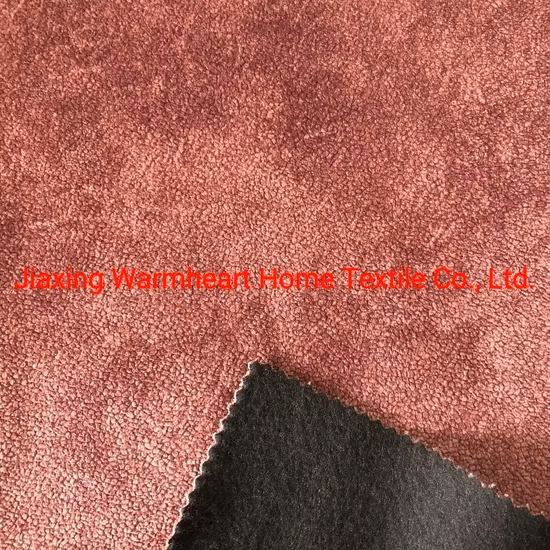 New Arrival Burnout Printed Velvet Sofa Fabric Furniture Fabric Upholstery Fabric (WH004)
