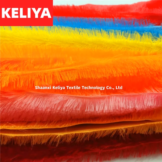 PV Velvet Wholesale Cheap 100% Polyester High Pile PV Woven Toy Plush Fabric